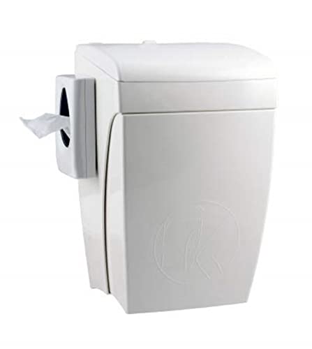 Allcare 5667 PlastiQline PQHBS Hygiene-Abfallbehälter 8 Liter + Hygienebeutelspender mit Knieöffnungssystem aus Kunststoff Allcare 5667 PlastiQline PQHBS Hygiene-Abfallbehälter 8 Liter + Hygienebeutelspender mit Knieöffnungssystem aus Kunststoff von All Care