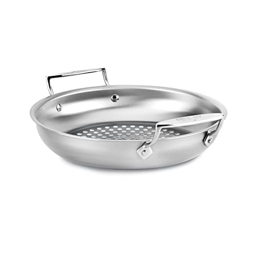 All-Clad J1340664 Outdoor Edelstahlkorb rund, Edelstahl, Silber von All-Clad