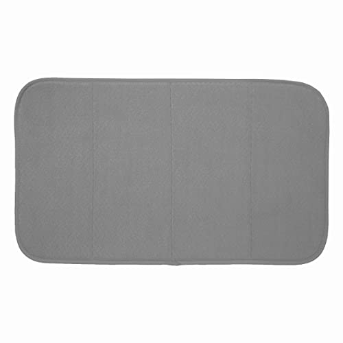 All-Clad Reversible Dish Drying Mat Wendbare Abtropfmatte, Polyester Polyamid, Zinn, 28" x 16" von All-Clad