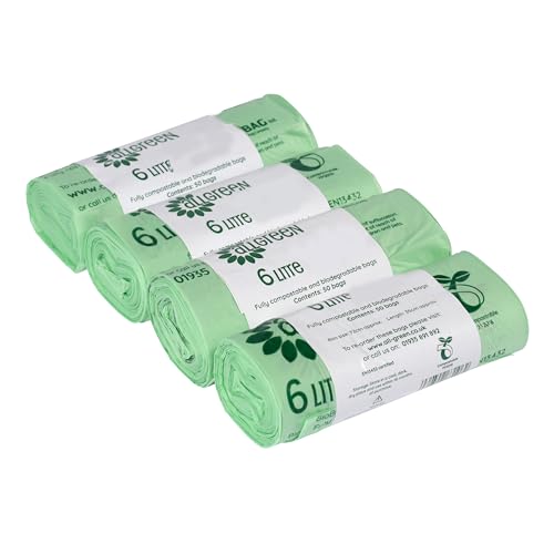 All-Green 6 Liter kompostierbarer BioBag Küchenmüllsack, 200 Müllsäcke All-Green 6 Liter kompostierbarer BioBag Küchenmüllsack, 200 Müllsäcke von All-Green