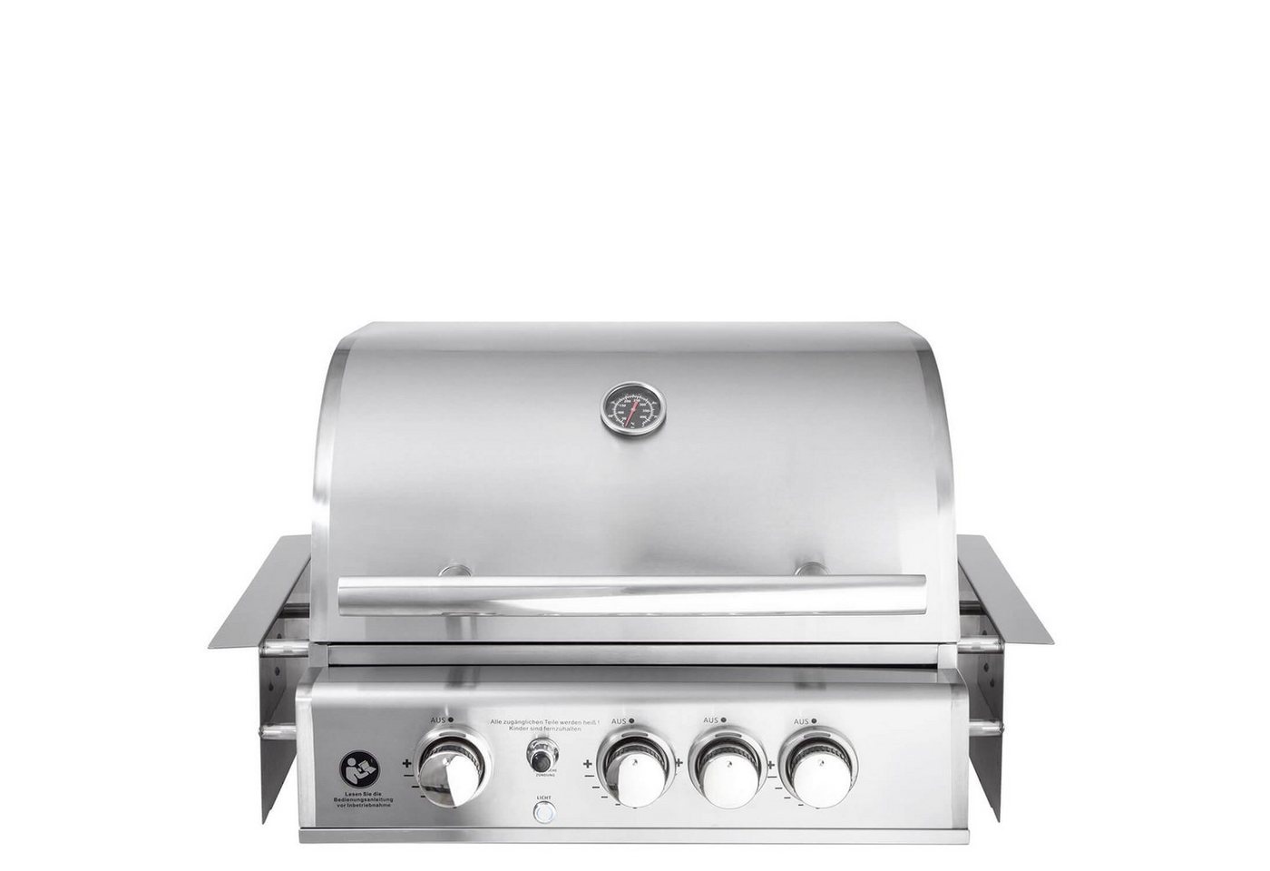 All Grill Gasgrill Allgrill TOP LINE Gasgrill CHEF M, Air System, Edelstahl, Backburner, 3 Brenner von All Grill