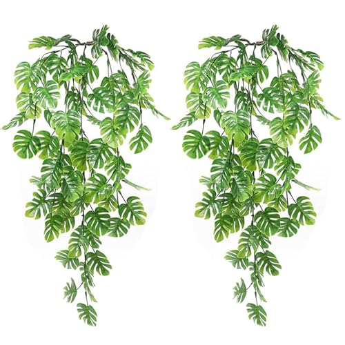 All-Pie 2X Künstliche Hängend Pflanzen Farne Hängepflanzen Kunststoff Monstera Blätter für Innen- und Außenbereiche Wohnzimmer Küche Balkon Garten Schlafzimmer Deko Artificial Plants All-Pie 2X Künstliche Hängend Pflanzen Farne Hängepflanzen Kunststoff Monstera Blätter für Innen- und Außenbereiche Wohnzimmer Küche Balkon Garten Schlafzimmer Deko Artificial Plants von All-Pie