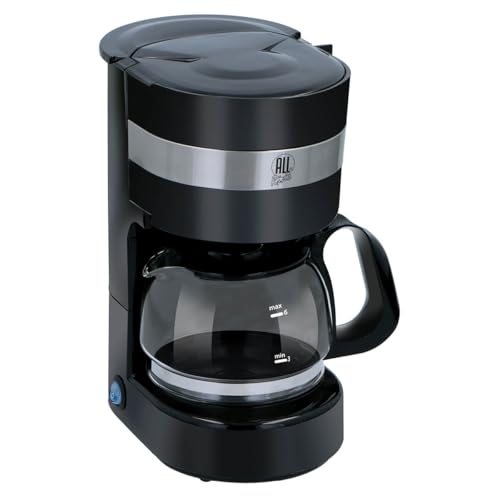 All Ride LKW Kaffeemaschine 24v - Kaffeemaschine für LKW 24 volt - Filterkaffeemaschine - Kaffeemaschine filtermaschine mit Warmhaltefunktion - Kaffeeautomat mit Glaskanne - Schwarz von All Ride
