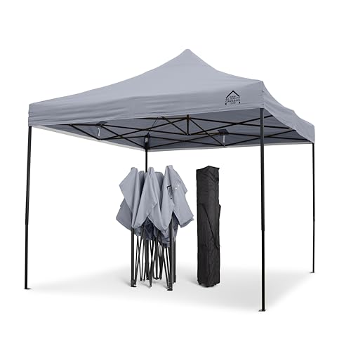 All Seasons Gazebos 3x3m vollständig wasserdichtes Faltpavillon - Metallisch Grau von All Seasons Gazebos