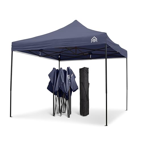 All Seasons Gazebos 3x3m vollständig wasserdichtes Faltpavillon - Marineblau von All Seasons Gazebos