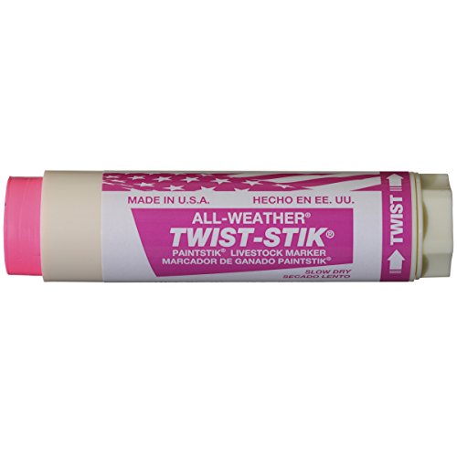 Allwetter Twist Stik Vieh Marker, fluoreszierendes pink, 12 Allwetter Twist Stik Vieh Marker, fluoreszierendes pink, 12 von All-Weather