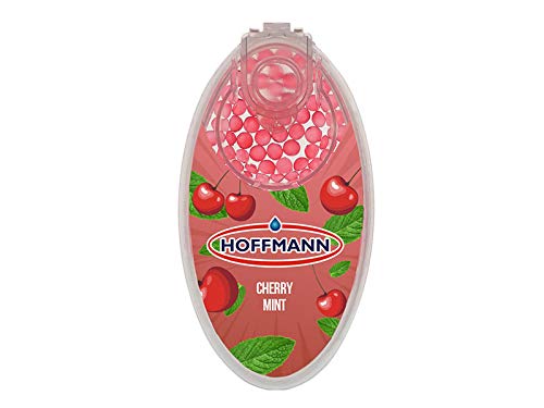 Hoffmann Premium DIY Click Hülsen Kapseln 1 Box 100er Set Kugeln + All u need Flaschenöffner Keyring (Cherry Mint, 1) von All u need