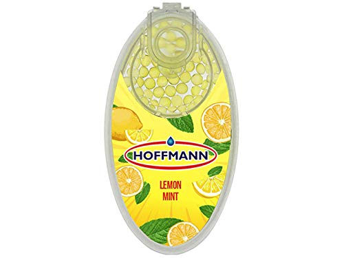 Hoffmann Premium DIY Click Hülsen Kapseln 1 Box 100er Set Kugeln + All u need Flaschenöffner Keyring (Lemon Mint, 1) von All u need