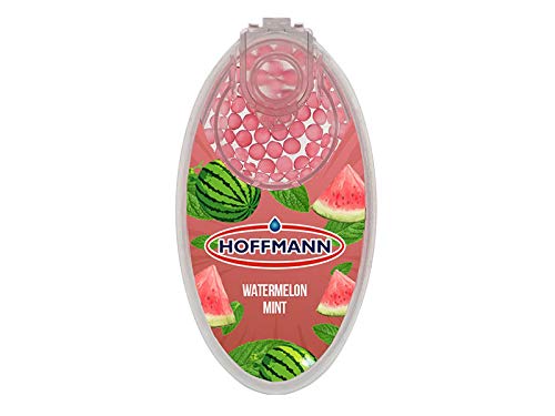 Hoffmann Premium DIY Click Hülsen Kapseln 1 Box 100er Set Kugeln + All u need Flaschenöffner Keyring (Watermelon Mint, 2) von All u need