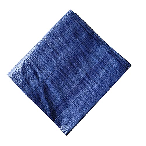 Abdeckplane Gewebeplane 50g/m2 Blau Plane Professionell Schutzplane PE Plane Bootsplane Gartenplane Wasserdicht Winterfest Abdeckung für Holz Dick und Robust Wetterfest (2 x 6m) von All4All