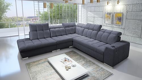 All4All Ecksofa mit Schlaffunktion Piaggio IX - 285x300cm - Sofa mit Bettkasten - Schlafsofa L-Form - Eckcouch - Couch - Sofaeck - Bett - Wohnzimmer - Terra 96 Seite Links 26 All4All Ecksofa mit Schlaffunktion Piaggio IX - 285x300cm - Sofa mit Bettkasten - Schlafsofa L-Form - Eckcouch - Couch - Sofaeck - Bett - Wohnzimmer - Terra 96 Seite Links 26 von All4All