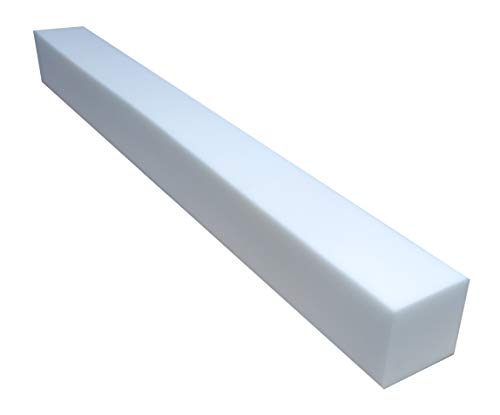 All4All Matratzenverlängerung – Zusatzmatratze - Schaumstoff zuschnitt - Matratzenkeil - Bett Lückenfüller - Matratzenausgleich – Matratzenverbinder - Matratzenverbreiterung - 10x10cm - RG25/44(80) von All4All