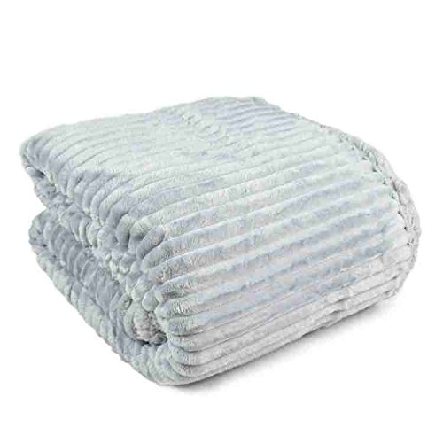 All4All Tagesdecke Wohndecke Bettueberwurf Kuscheldecke Decke 160x200 Microfaser (Grau) von All4All