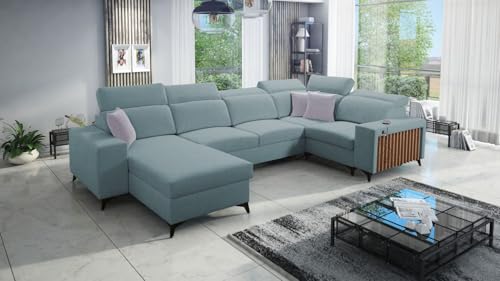 Ecksofa Alicante 4 361x183x203cm - Schlaffunktion - Bettkasten - U-Form - Couch - Eckcouch - Schlafsofa - Wohnlandschaft - Sofa - Polstersofa - Wohnzimmermöbel - Sawana 72 Links - 26 Ecksofa Alicante 4 361x183x203cm - Schlaffunktion - Bettkasten - U-Form - Couch - Eckcouch - Schlafsofa - Wohnlandschaft - Sofa - Polstersofa - Wohnzimmermöbel - Sawana 72 Links - 26 von All4All