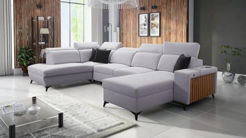 Ecksofa Alicante 6 363x183x224cm - Schlaffunktion - Bettkasten - U-Form - Couch - Eckcouch - Schlafsofa - Wohnlandschaft - Sofa - Polstersofa - Wohnzimmermöbel - Sawana 84 Rechts - 26 Ecksofa Alicante 6 363x183x224cm - Schlaffunktion - Bettkasten - U-Form - Couch - Eckcouch - Schlafsofa - Wohnlandschaft - Sofa - Polstersofa - Wohnzimmermöbel - Sawana 84 Rechts - 26 von All4All