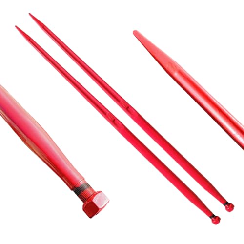 2x Frontladerzinken Frontlader 1100mm Zinken Großballenzinken M22x1.5 2x Frontladerzinken Frontlader 1100mm Zinken Großballenzinken M22x1.5 von All4you