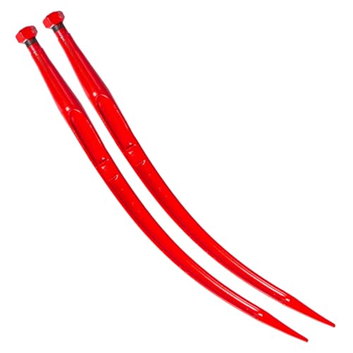 2x Frontladerzinken Frontlader 680mm M22x1.5 Ballenzinken Traktor 2x Frontladerzinken Frontlader 680mm M22x1.5 Ballenzinken Traktor von All4you