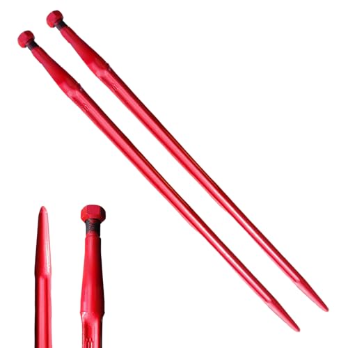 2x Frontladerzinken Frontlader 810mm M22x1.5 Zinken Großballenzinken 2x Frontladerzinken Frontlader 810mm M22x1.5 Zinken Großballenzinken von All4you