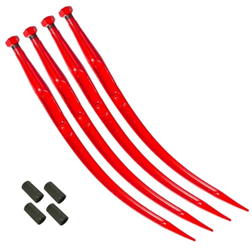 4x Frontlader 680mm Frontladerzinken M22x1.5 Traktor + Einschweißbuchsen 4x Frontlader 680mm Frontladerzinken M22x1.5 Traktor + Einschweißbuchsen von All4you