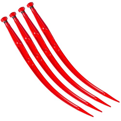 4x Frontladerzinken Frontlader 680mm M22x1.5 Ballenzinken Traktor 4x Frontladerzinken Frontlader 680mm M22x1.5 Ballenzinken Traktor von All4you