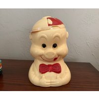 Jahrgang Alladin Usa 1940Er Jahre Kunststoff Paddy Pig Cookie Jar von AllAboutVintageUS