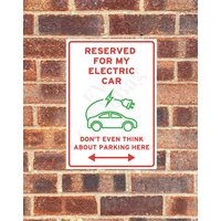 Achtung Elektroauto-Parkplatz Nur Schild Lustiger Scherz Aufkleber Wand Garage Fahrzeug Ev Ladegerät Retro Vintage Reserviert Achtung Elektroauto-Parkplatz Nur Schild Lustiger Scherz Aufkleber Wand Garage Fahrzeug Ev Ladegerät Retro Vintage Reserviert von AllClassicGifts