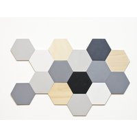 Sechseckige Wandfliesen Aus Holz. Schlafzimmer Wand Dekor Set Für Einzigartiges Mosaik. Wählen Sie Ihre Farben Sechseckige Wandfliesen Aus Holz. Schlafzimmer Wand Dekor Set Für Einzigartiges Mosaik. Wählen Sie Ihre Farben von AllLittleRockstars