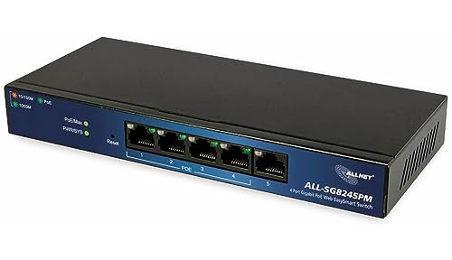 ALLNET ALL-SG8245PM commutateur réseau Géré L2 Gigabit Ethernet (10/100/1000) Connexion Ethernet, supportant von AllNet