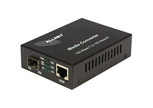 ALLNET Z Medienkonverter 10GBASE-T auf 10GBASE-SX/LX Single-/Multimode SFP Mini-GBIC Anschluss ALL-MC109-SFP von AllNet