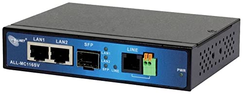 ISP Bridge Modem VDSL2 mit Vectoring/Point-to-Point Slave-Modem unmanaged - Bridge - Glasfaser (LWL) - 1 Gbps - Ethernet - xDSL - RJ-11 - RJ-45 - Unmanaged - 3 HE (A195586) von AllNet
