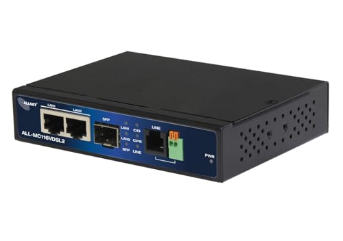 Punkt-zu-Punkt Modem VDSL2 via 2-Draht unmanaged ALL-MC116V2 / Max. 3 km mit max. 160 Mbit/s von AllNet