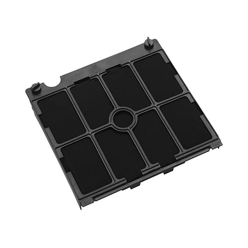 AllSpares Long Life Aktivkohlefilter mit Filterhalter geeignet für AEG MCFE11FR und 9029800563 (222x213x40mm) von AllSpares