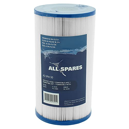 AllSpares Whirlpool Filter geeignet für SC705, 40353 und C-4335 (Ø130x240mm) von AllSpares