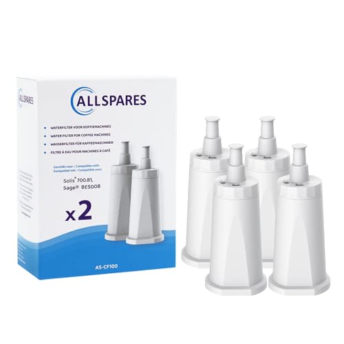 Allspares Wasserfilter geeignet für Sage Espressomaschinen Ersatzfilter für Sage SES008 / BES008 (4 Stück) von AllSpares