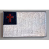 Christliche Flagge Epoxy Wandkunst - 30 X 45 cm von AllStarFlags