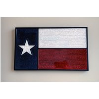 Texas Flagge Epoxy Wandkunst - 11 "x 18" von AllStarFlags
