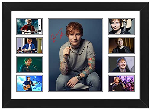 Ed Sheeran Collage-Posterdruck, limitierte Auflage, Musik-Erinnerungsstücke und Wanddekoration, Musikartikel, einzigartige Geschenke für Zuhause, Büro und Studio (ungerahmt, A3 (42 x 30 cm)) von AllStarMedia