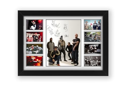 Limp Bizkit Autogrammposter, limitierte Auflage, Geschenk für Fans – Sammlerstück, Fanartikel (gerahmt, A4 (30 x 21 cm) von AllStarMedia