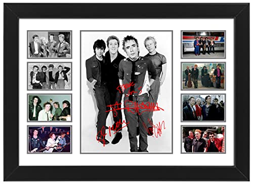 Sex Pistols Autogramm Collage Poster Druck – Limitierte Auflage Poster, Musikkunst Dekor, Geschenk für Musikliebhaber, Bandposter, Wandkunst, Heimdekoration, Bürodekoration (gerahmt, A4 (30 x 20 cm)) von AllStarMedia