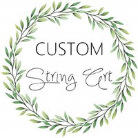 Benutzerdefinierte String-Kunst Anzahlung von AllString