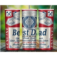 20 Oder 30 Unzen Becher | Papa Sublimation Skinny Gerade Vatertag Geschenk Vater 30Oz Bier Lustig Doppelwandig Cool von AllThingsAffordable