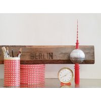 Berlin - 1960Er Rustikales Holzbrett Original Vintage Holzschild Berlin - 1960Er Rustikales Holzbrett Original Vintage Holzschild von AllThoseVintage