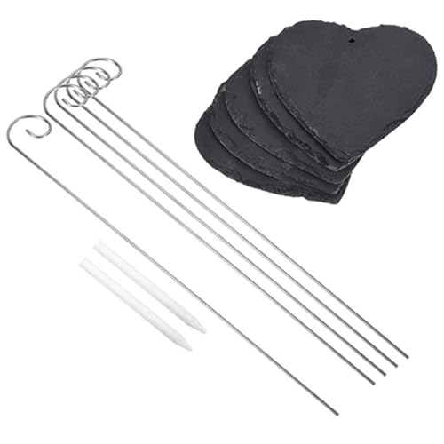 Allayu 10 teiliges Pflanzen Set, wetterfest, wiederverwendbar, einfach zu verwenden und vielseitig einsetzbar, für den Garten und als Geschenk für Gartenliebhaber, herzförmig – 10 cm Allayu 10 teiliges Pflanzen Set, wetterfest, wiederverwendbar, einfach zu verwenden und vielseitig einsetzbar, für den Garten und als Geschenk für Gartenliebhaber, herzförmig – 10 cm von Allayu