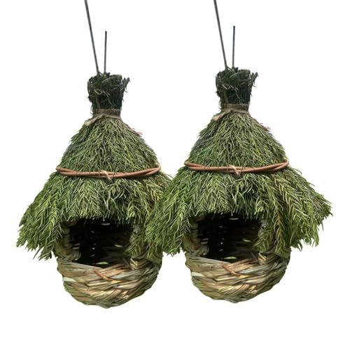 Allayu 2 Vogelhäuschen, Vogelhaus, Dekorationen, Garten, robustes Material, schlecht für eine lange einzigartige geeignet für Wald Hof, Allayu 2 Vogelhäuschen, Vogelhaus, Dekorationen, Garten, robustes Material, schlecht für eine lange einzigartige geeignet für Wald Hof, von Allayu