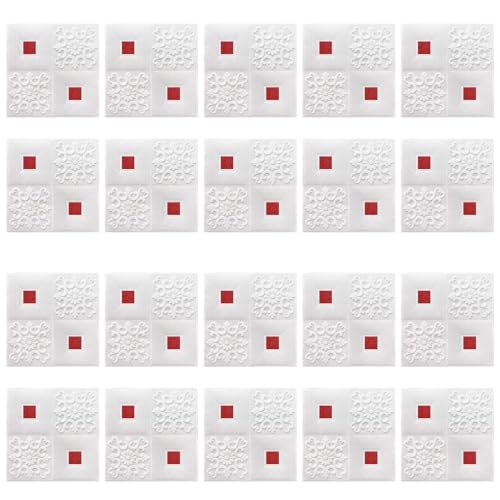 Allayu 20 stück Selbst Wand Für Büro DIY Decke Schaum Wasserdicht Für Home Schlafzimmer PVC Schaum Ziegel Wand Aufkleber Weichen Klebstoff, Typ+3 Allayu 20 stück Selbst Wand Für Büro DIY Decke Schaum Wasserdicht Für Home Schlafzimmer PVC Schaum Ziegel Wand Aufkleber Weichen Klebstoff, Typ+3 von Allayu