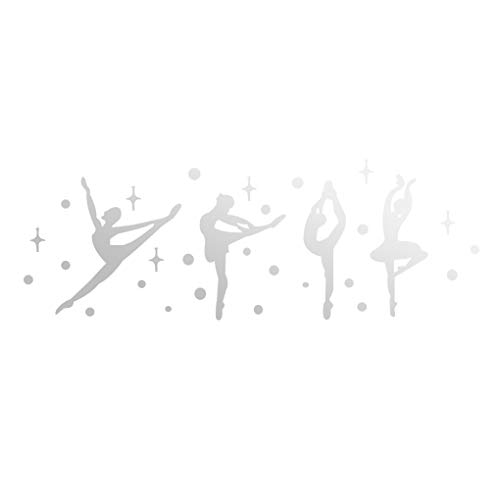 Allayu 30 stücke Ballett Tänzerin Spiegel S Acryl Abnehmbare Wandtattoo Tänzerin Spiegel Abnehmbare Wand Wohnkultur Für Mädchen Schlafzimmer Tanzraum von Allayu
