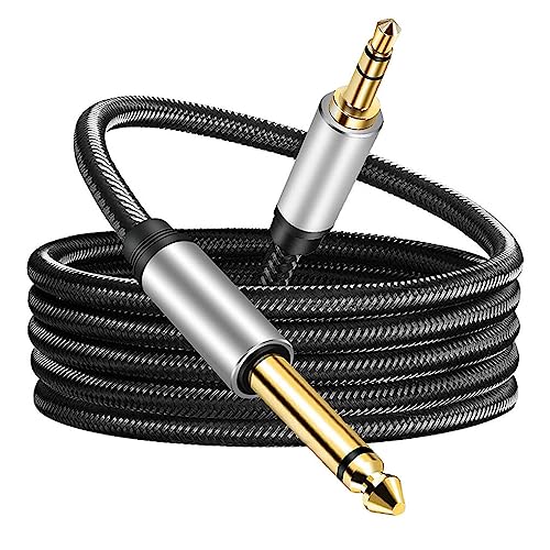 Allayu Kabel Adapter, geflochtener Stecker auf Stecker, Stereo TRS Audiokabel Anschluss für Multimedia Gitarre, geringer Geräuschwiderstand Allayu Kabel Adapter, geflochtener Stecker auf Stecker, Stereo TRS Audiokabel Anschluss für Multimedia Gitarre, geringer Geräuschwiderstand von Allayu