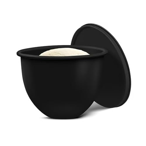 Allayu Mixeraufsätze Zubehör Silikoneinsätze Zum Ersetzen nicht mehr benötigter Schüsseln Silicagel Silikon Schüsseleinsatz, Schwarz von Allayu