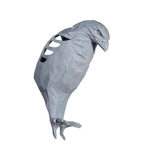 Allayu Moderne 3D Tier Wandleuchte – energiesparende, wasserdichte Tiermodell Wandleuchten aus Kunstharz, Tierstatuen Wandleuchte, automatisches Ein/Ausschalten, Wandleuchte Condor von Allayu