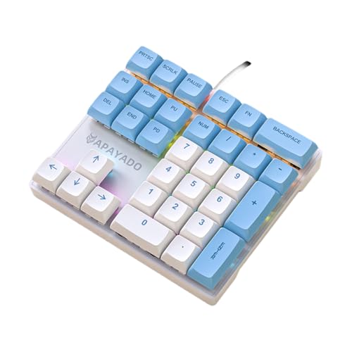 Allayu RGB Finanz und Buchhaltungstastatur XDA passt Sich den Fingern für eine schnelle Eingabe an K33 mechanische numerische Tastatur ABS Apayado, Blaue Blauachse Allayu RGB Finanz und Buchhaltungstastatur XDA passt Sich den Fingern für eine schnelle Eingabe an K33 mechanische numerische Tastatur ABS Apayado, Blaue Blauachse von Allayu